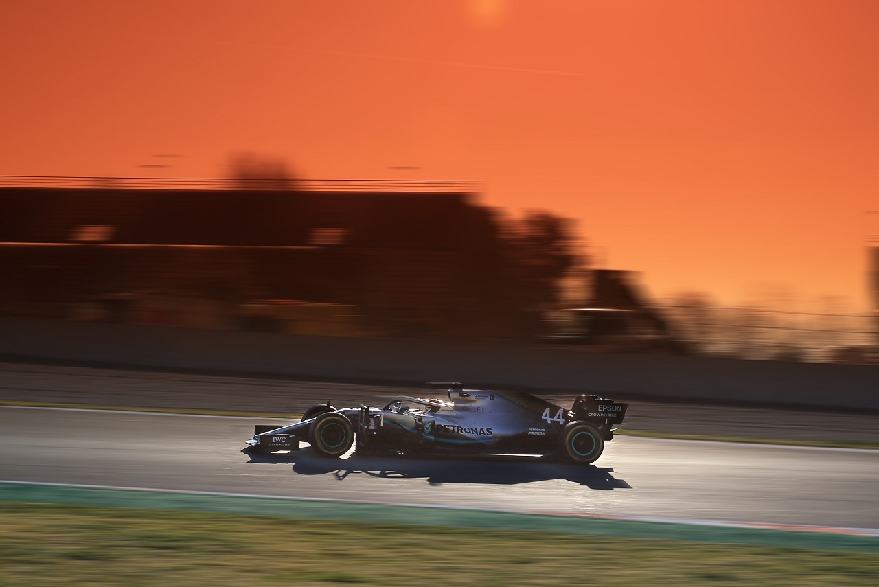 2019年第2回F1テスト　ルイス・ハミルトン（メルセデス）