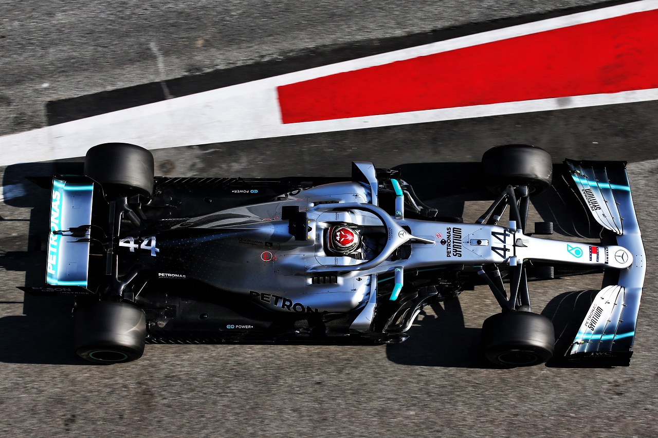 2019年第2回F1テスト4日目　ルイス・ハミルトン（メルセデス）