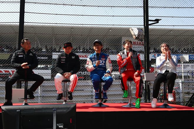 中嶋悟、道上龍、脇阪寿一、本山哲、星野一義