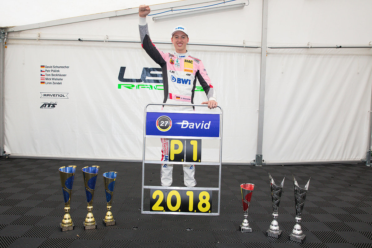 ダービット・シューマッハーは2018年、ADAC F4でルーキーチャンピオンを獲得した