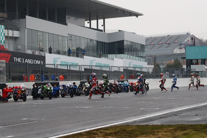 鈴鹿8時間耐久ロードレースと同じル・マン式スタート