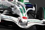 2008年ホンダRA108　フロントノーズに取り付けられた『バニーイヤー』