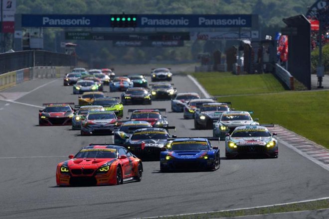 2018スーパーGT第2戦富士 GT300クラススタートシーン