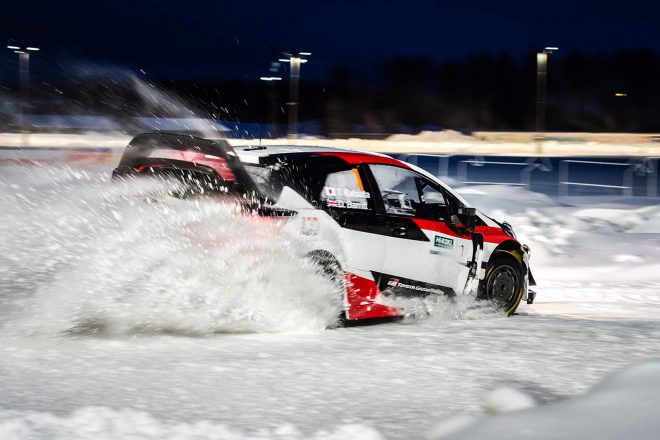 勝田貴元がドライブしたトヨタ・ヤリスWRC