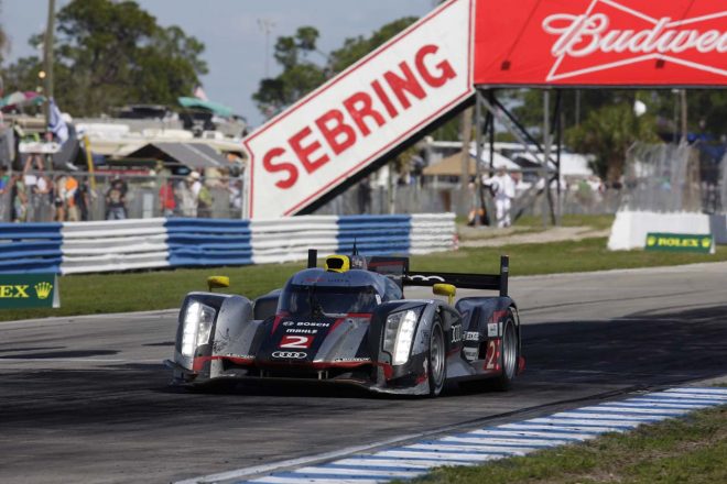 2012年WEC開幕戦セブリングで優勝したアウディスポーツ・チーム・ヨーストの2号車アウディR18 TDI