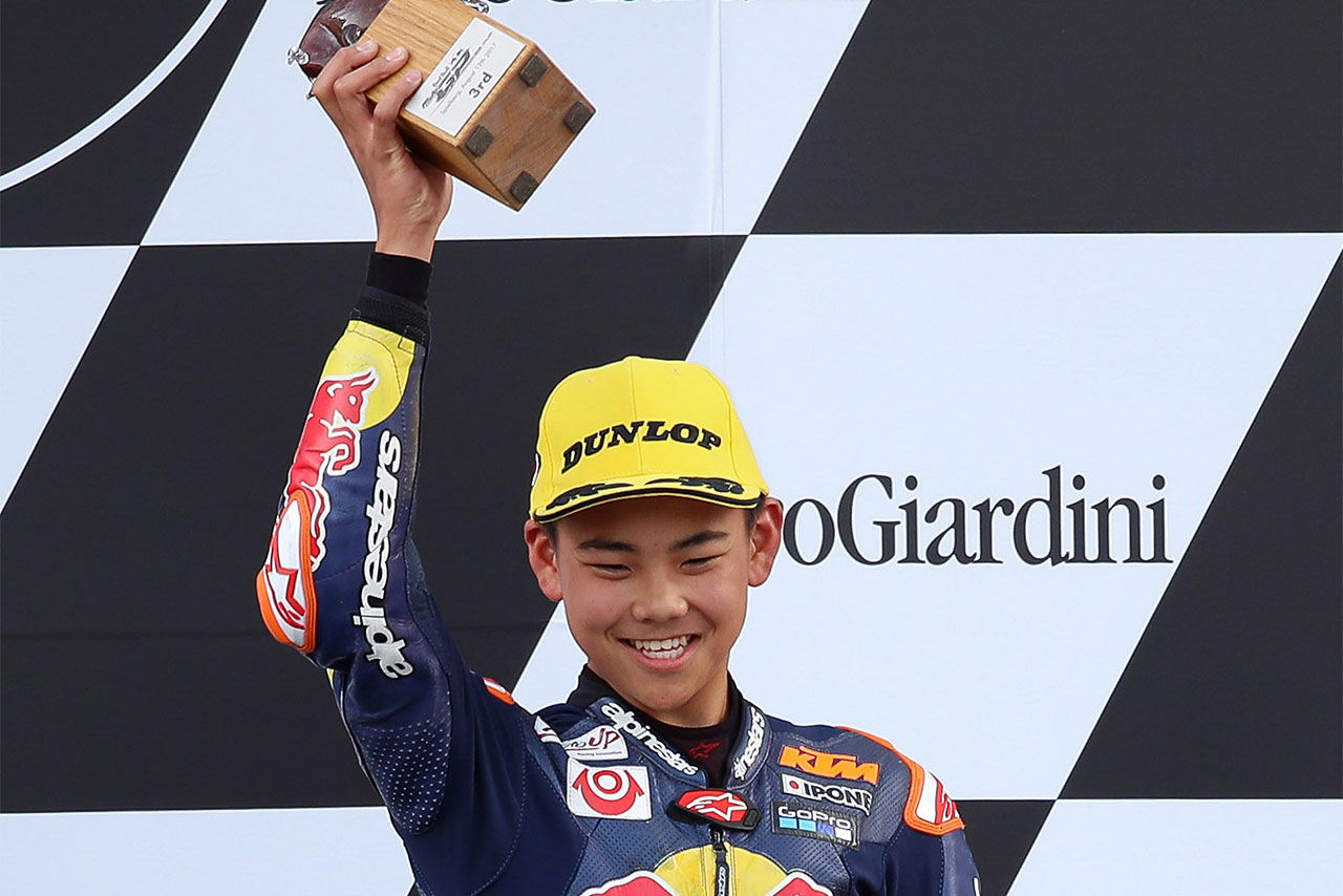 レッドブル・ルーキーズ・カップに参戦していた山中琉聖