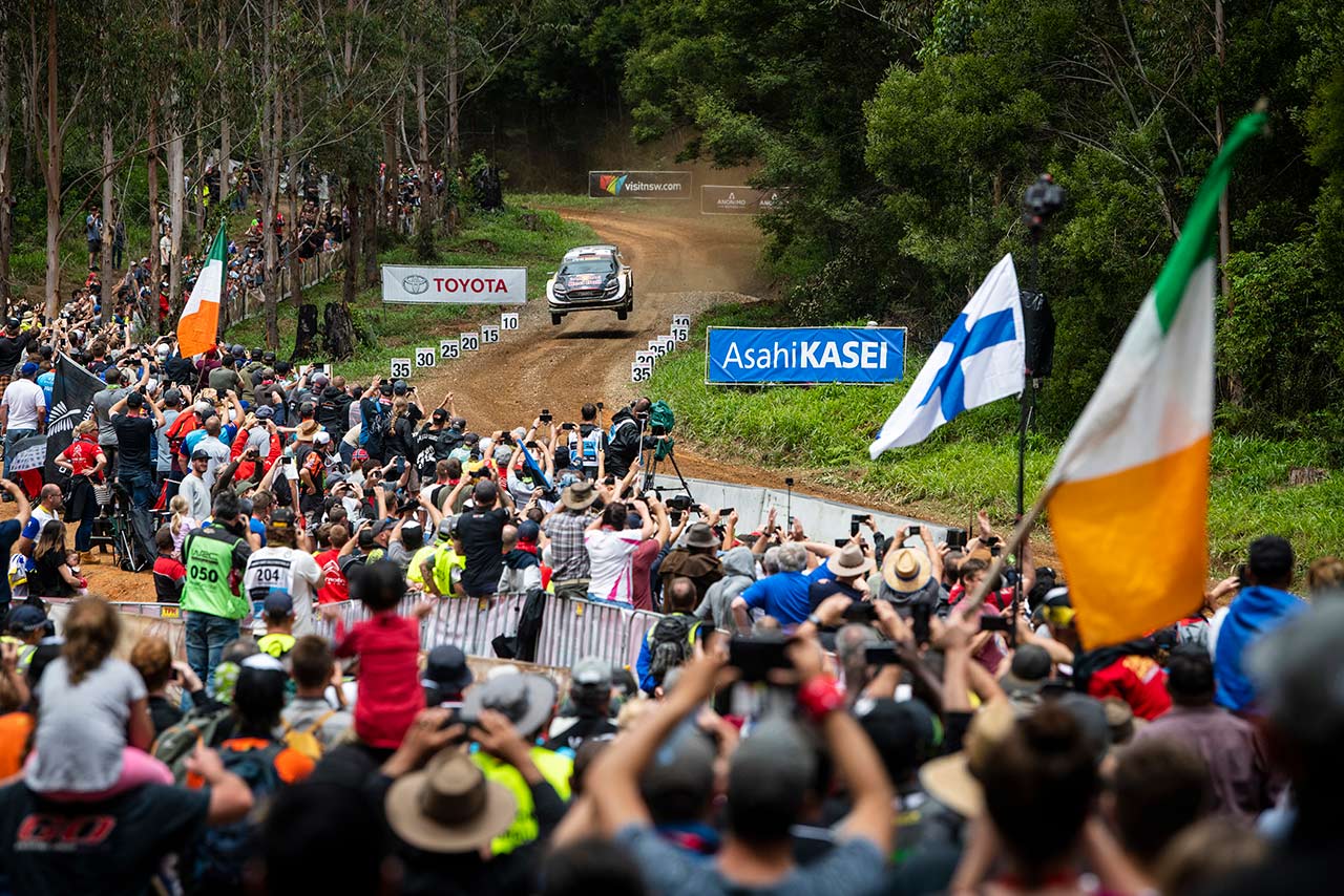 最終戦のラリー・オーストラリアは現地だけでなく、テレビを通じて全世界のファンがチャンピオンのゆくえを見守った