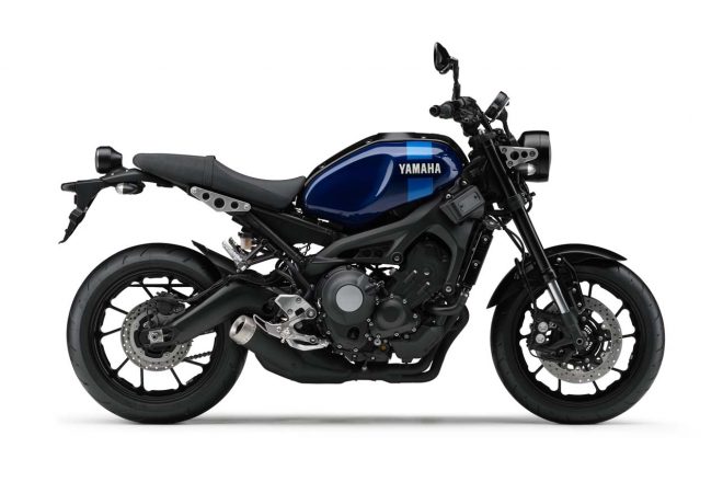 ヤマハSR900 ABS（ダルパープリッシュブルーメタリックX）