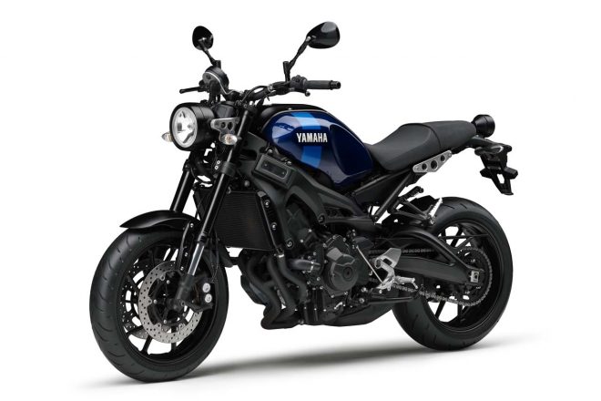 ヤマハSR900 ABS（ダルパープリッシュブルーメタリックX）