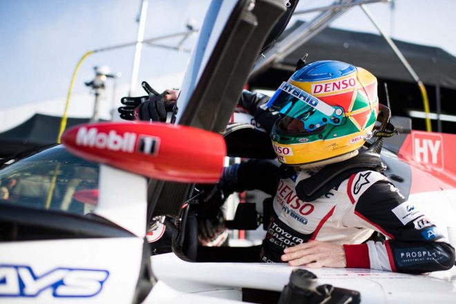 二日間の全体ベストタイムをマークした7号車トヨタのマイク・コンウェイ