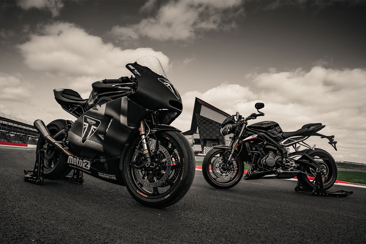 Moto2プロトタイプとStreet Triple RS