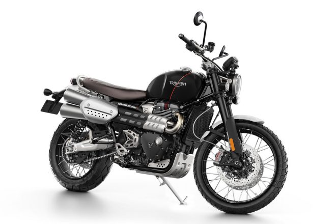 トライアンフ・スクランブラー1200XC（ジェットブラック×マットブラック）