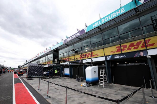 F1開幕戦オーストラリアGP ピット