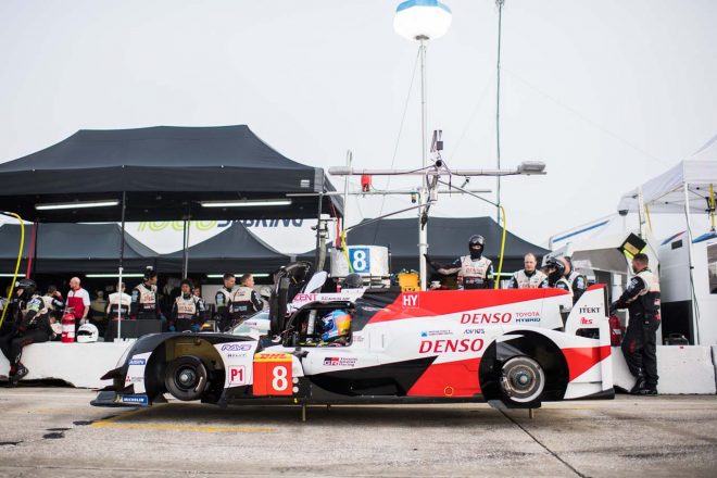 フェルナンド・アロンソが乗り込んだ8号車トヨタTS050ハイブリッド