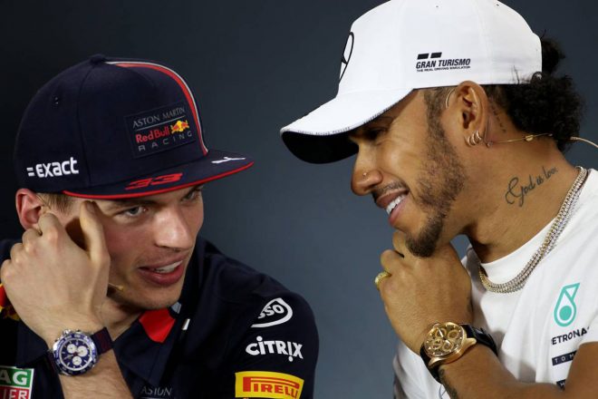 マックス・フェルスタッペンとルイス・ハミルトン
