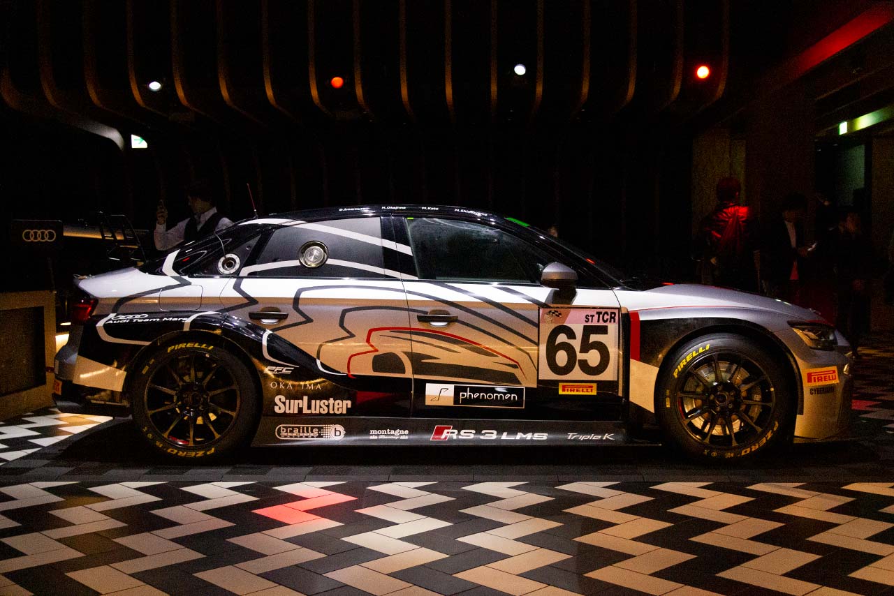 ピレリスーパー耐久に参戦するPhenomen Mars Audi RS3 LMS
