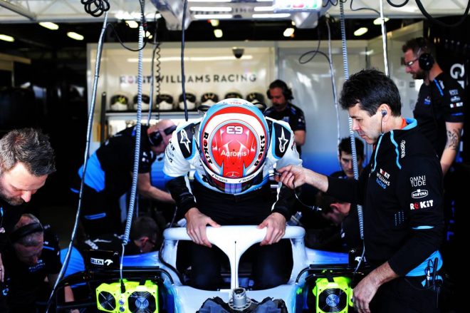 2019年F1第1戦オーストラリアGP金曜　ジョージ・ラッセル（ウイリアムズ）