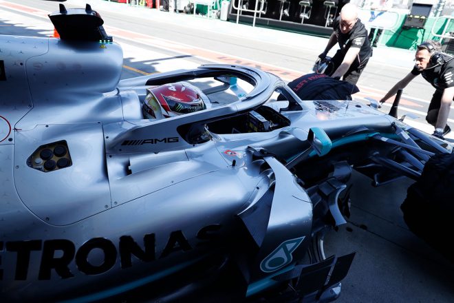 2019年F1第1戦オーストラリアGP金曜フリー走行 ルイス・ハミルトン（メルセデス）