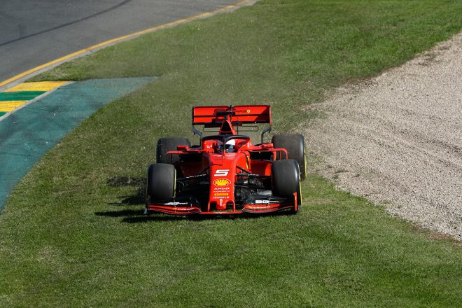 2019年F1第1戦オーストラリアGP金曜フリー走行 セバスチャン・ベッテル（フェラーリ）