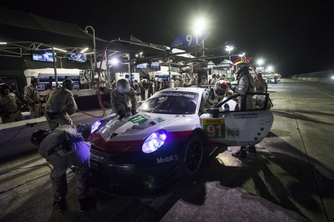 LM-GTEプロクラスで優勝したポルシェGTチームの91号車ポルシェ911 RSR