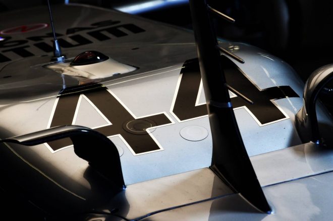 2019年F1開幕戦オーストラリアGP予選日　ルイス・ハミルトンのマシン（メルセデス）