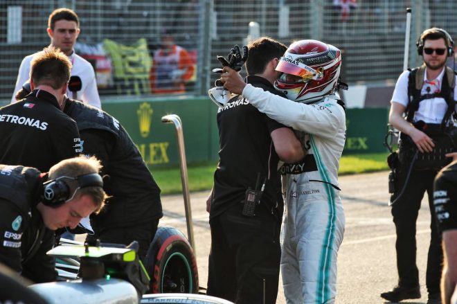 2019年F1開幕戦オーストラリアGP予選日　ルイス・ハミルトン（メルセデス）