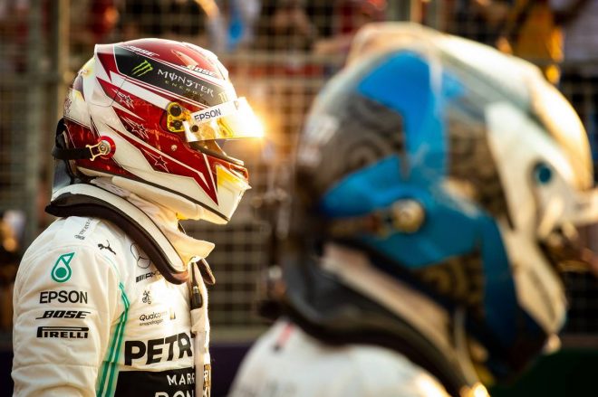 2019年F1開幕戦オーストラリアGP予選日　ルイス・ハミルトン（メルセデス）