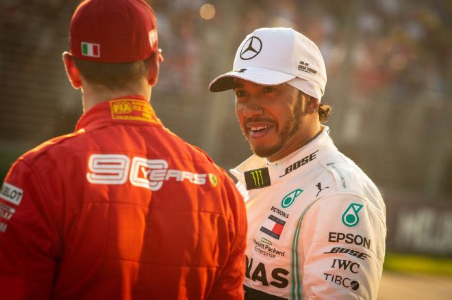 2019年F1開幕戦オーストラリアGP予選日　ルイス・ハミルトン（メルセデス）