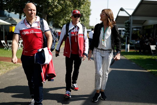 2019年F1開幕戦オーストラリアGP予選日　キミ・ライコネン（アルファロメオ）