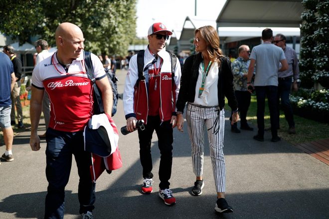 2019年F1開幕戦オーストラリアGP予選日　キミ・ライコネン（アルファロメオ）