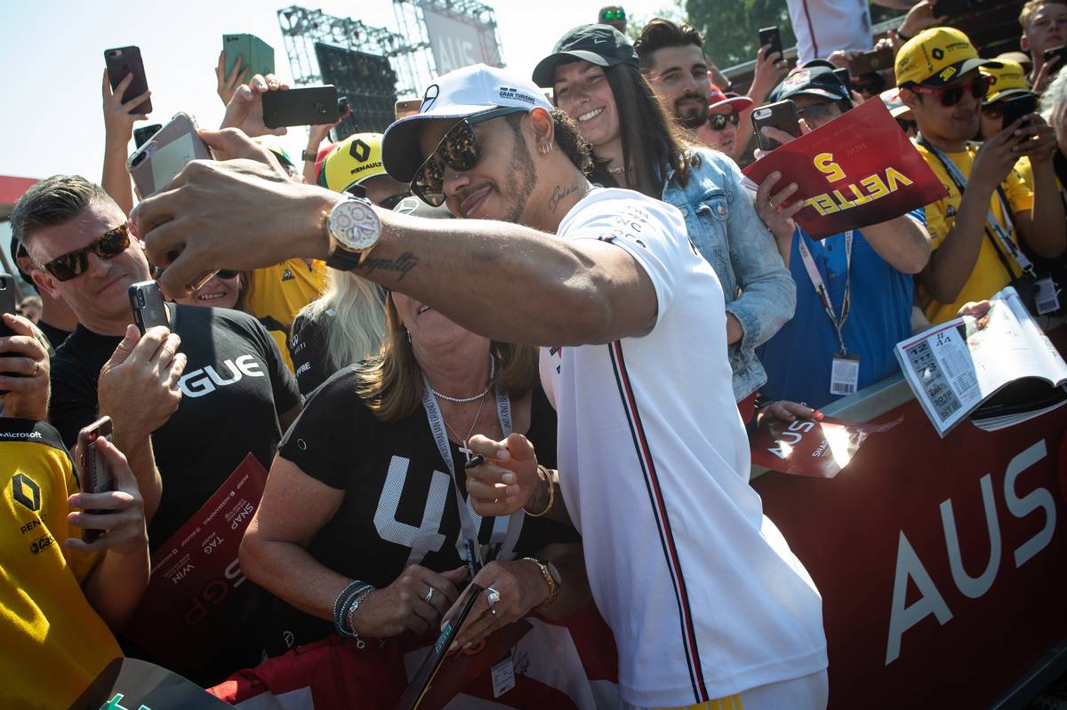 2019年F1開幕戦オーストラリアGP決勝日　ルイス・ハミルトン（メルセデス）