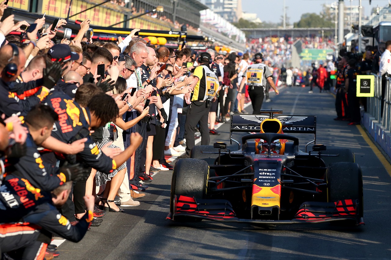 2019年F1第1戦オーストラリアGP　マックス・フェルスタッペン（レッドブル・ホンダ）が3位表彰台を獲得