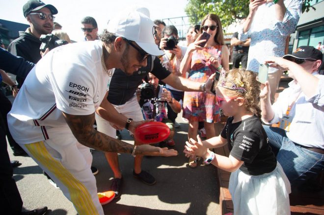 2019年F1開幕戦オーストラリアGP決勝日　ルイス・ハミルトン（メルセデス）