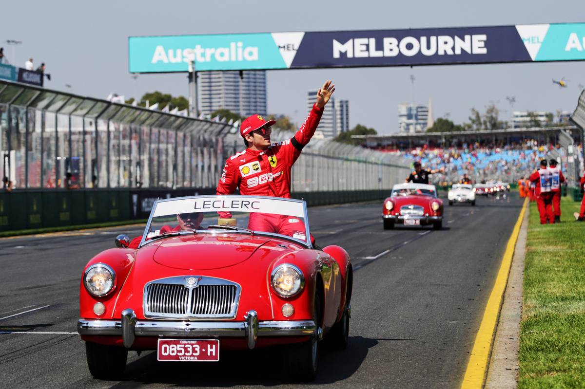 2019年F1開幕戦オーストラリアGP決勝日　シャルル・ルクレール（フェラーリ）