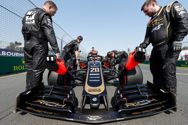 2019年F1開幕戦オーストラリアGP決勝日　ケビン・マグヌッセン（ハース）