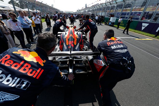 2019年F1開幕戦オーストラリアGP決勝日　レッドブル・ホンダ