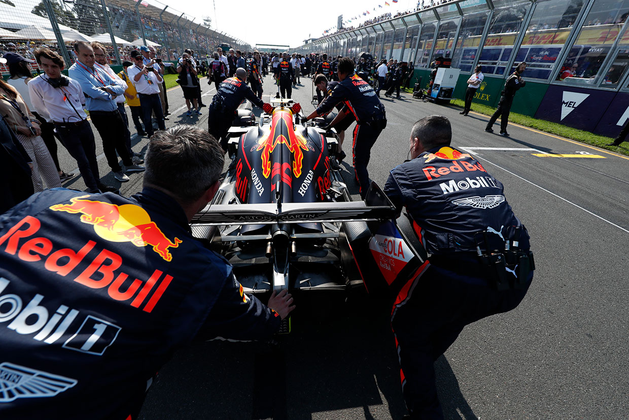 2019年F1開幕戦オーストラリアGP決勝日　レッドブル・ホンダ