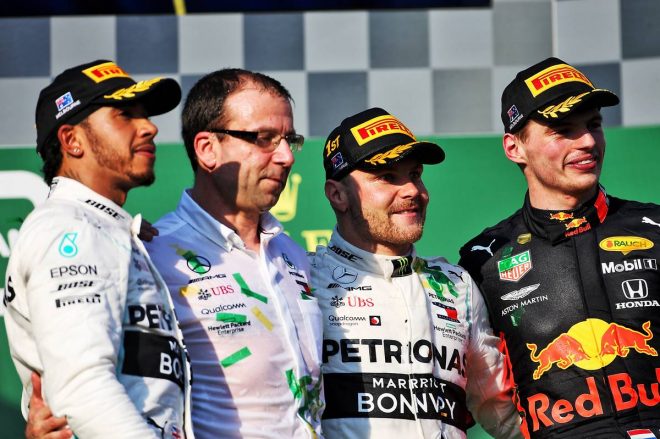 2019年F1開幕戦オーストラリアGP決勝日　バルテリ・ボッタス（メルセデス）