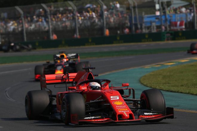 2019年F1開幕戦オーストラリアGP決勝日　セバスチャン・ベッテル（フェラーリ）