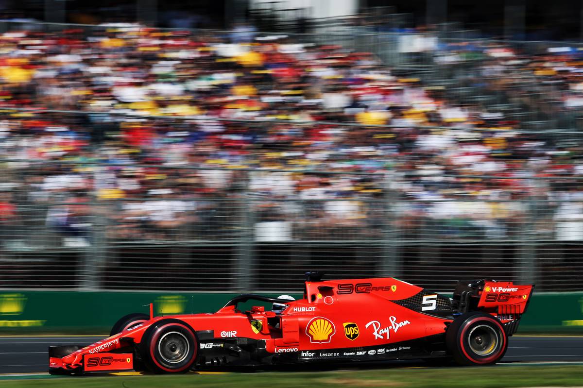 2019年F1開幕戦オーストラリアGP決勝日　セバスチャン・ベッテル（フェラーリ）