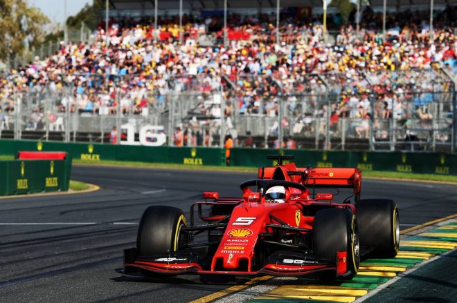 2019年F1開幕戦オーストラリアGP決勝日　セバスチャン・ベッテル（フェラーリ）