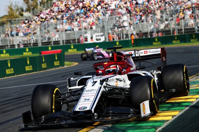 2019年F1開幕戦オーストラリアGP決勝日　キミ・ライコネン（アルファロメオ）