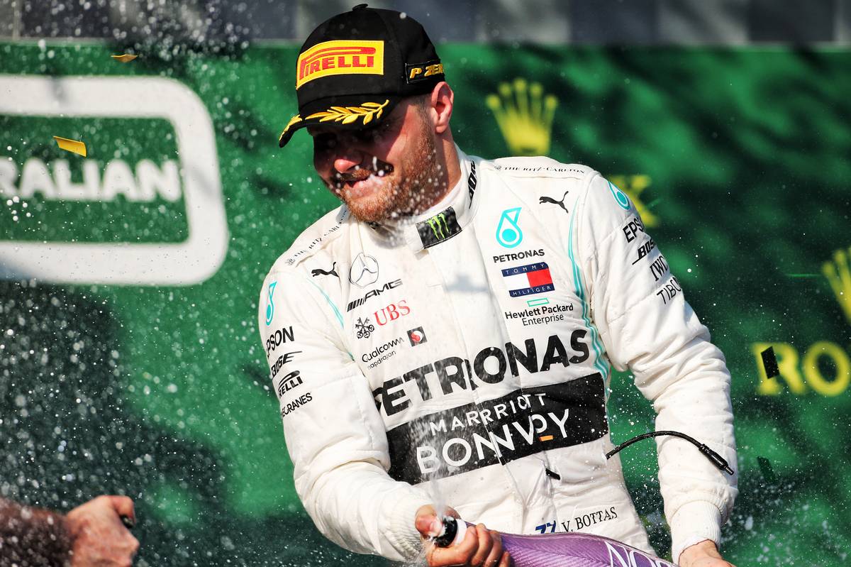 2019年F1開幕戦オーストラリアGP決勝日　バルテリ・ボッタス（メルセデス）
