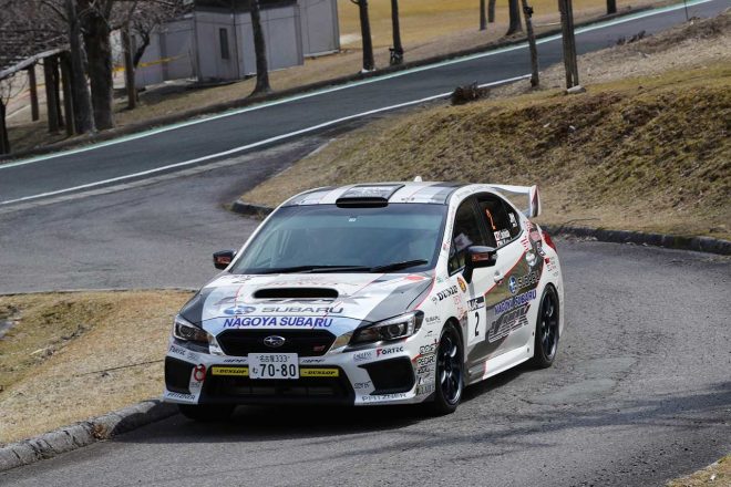 勝田範彦／石田裕一（スバルWRX STI）
