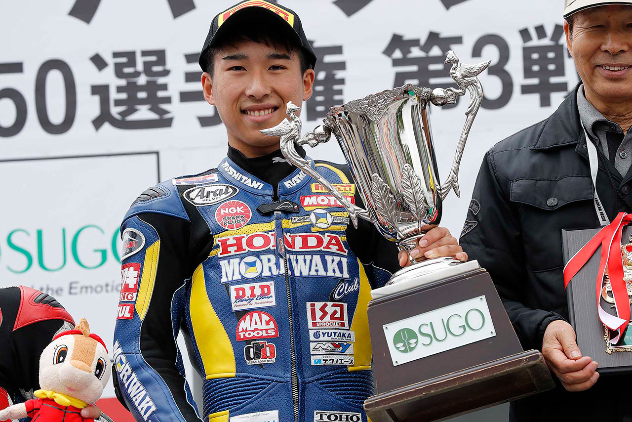 2018全日本ロード第4戦SUGOで優勝した（岡谷雄太）MORIWAKI CLUB