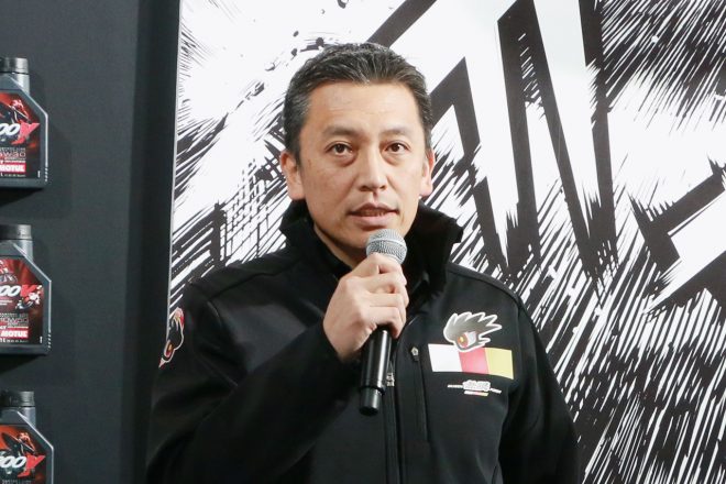 マン島TTに参戦するTEAM Batham’s MUGENの宮田明広監督