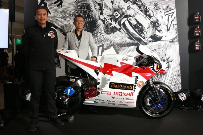 宮田明広監督と宮城光氏が『神電 八（SHINDEN HACHI）』をお披露目