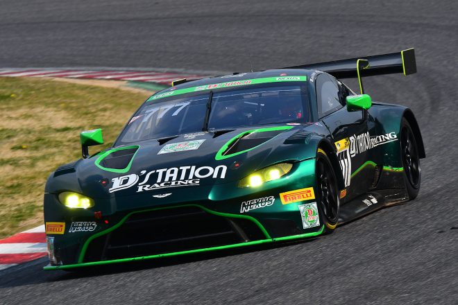 D'station Racingがピレリスーパー耐久シリーズに投入したアストンマーティン・バンテージGT3