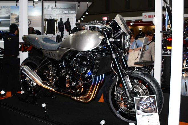 モリワキによるカワサキZ900RSのコンセプトモデル