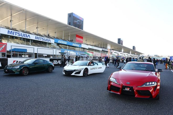 鈴鹿での第1戦には今春の発売が予定されている新型スープラも登場した